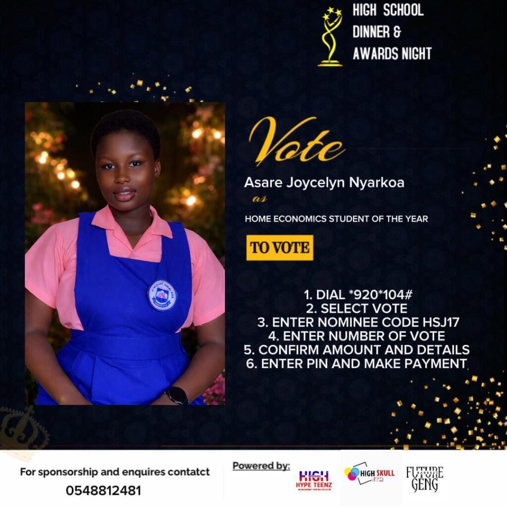 Photo of Asare Joycelyn Nyarkoa, nominee code HSJ17