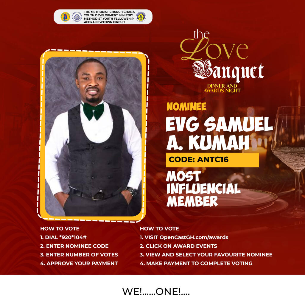 Photo of Bro. Evg. A. Kumah, nominee code ANTC16